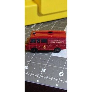 Vintage Matchbox #57 Land Rover Fire Truck, 1966 Lesney, England
